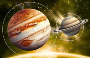 Jupiter conjunct Saturn