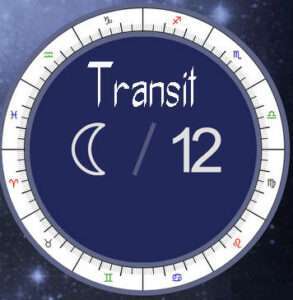 Moon transits 12th house