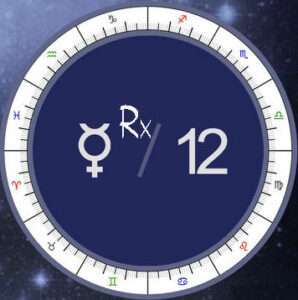 Retrograde Mercury in the 12th House