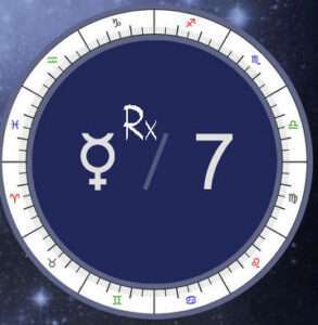 Retrograde Mercury in the 7th House